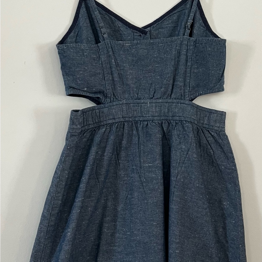 Madewell dress 0 100% cotton blue